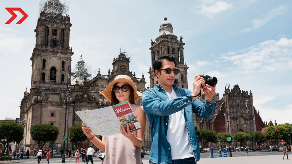 Aumentan turistas internacionales en México; crecen 7.85 en diciembre de 2023