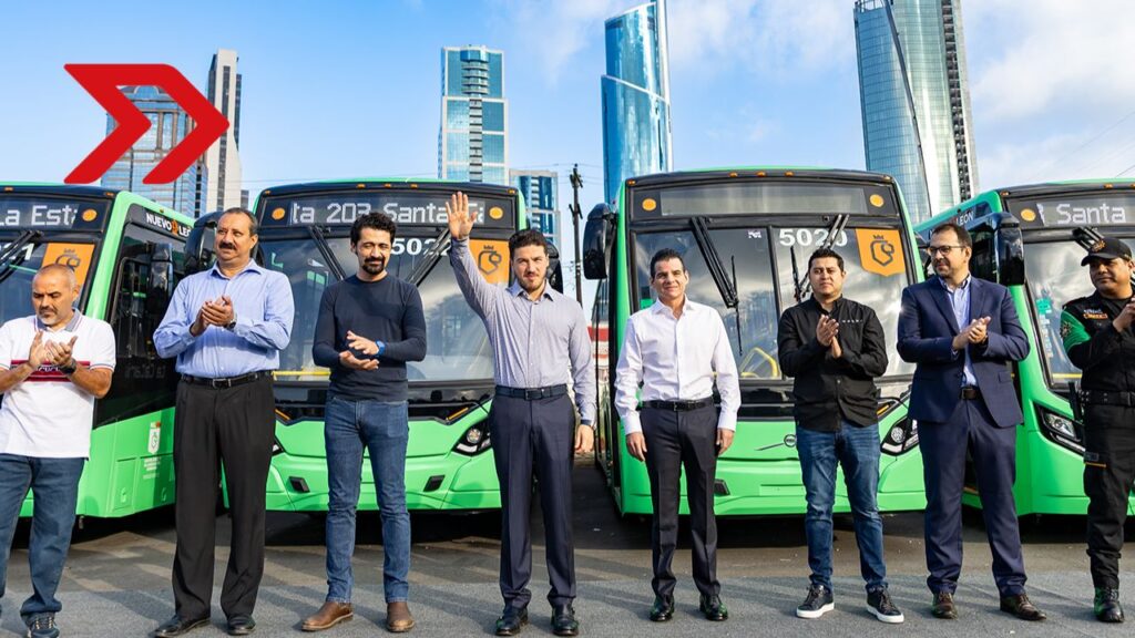 Gobernador entrega 40 camiones sustentables con sello ‘Hecho en Nuevo León’