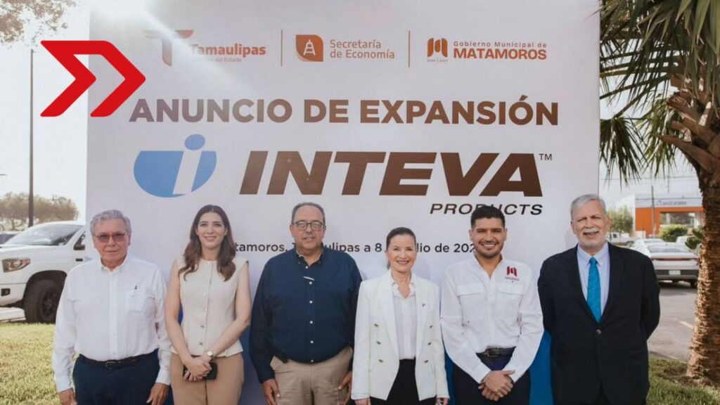 INTEVA invertirá 150 millones de pesos en Matamoros y generará 500 nuevos empleos