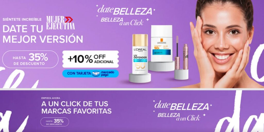 Mercado Libre y L’Oréal Groupe refuerzan su apuesta por la belleza y lanzan la nueva campaña: Date Belleza, Belleza en un Click Belleza
